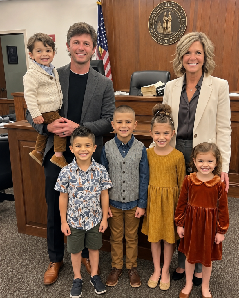 Five Young Siblings Were About to Be Separated Until One Single Dad Asked to Adopt Them All
