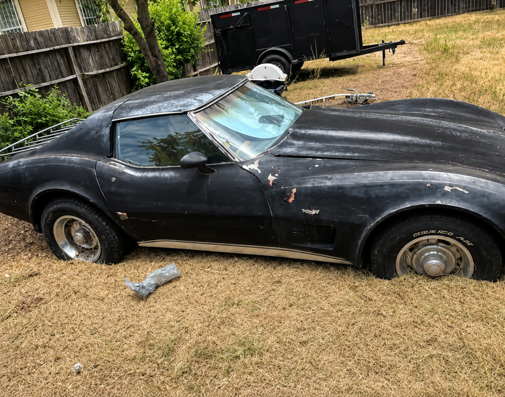 Father gives his daughter an old rusty car, but there’s a surprising twist