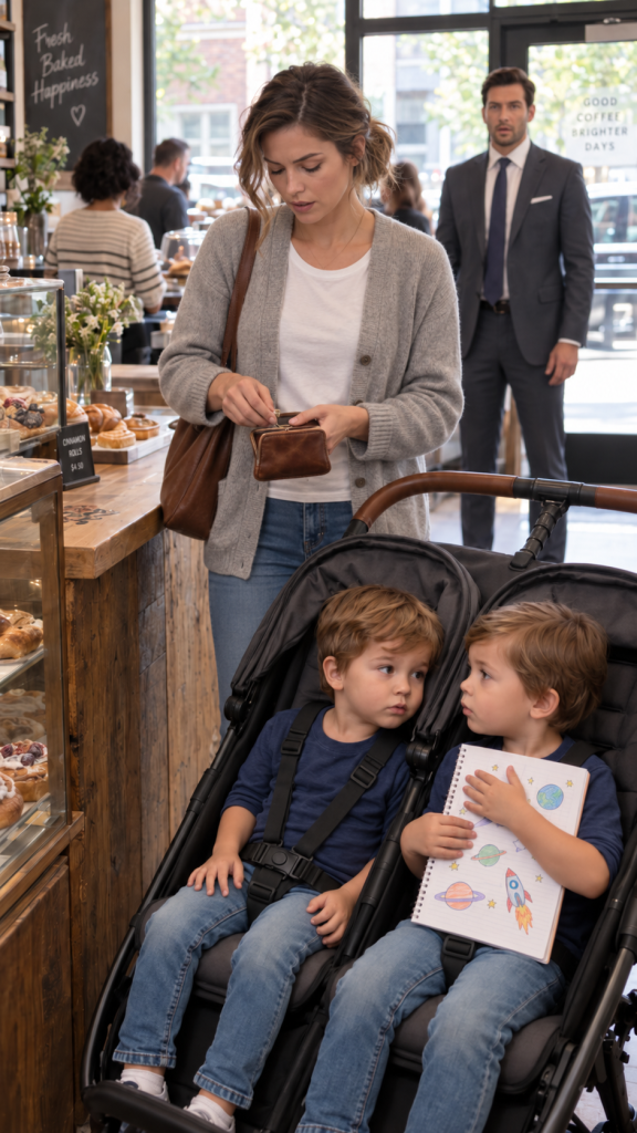 He Saw His Ex-Wife Counting Coins for Bread—Then Realized the Twin Boys Beside Her Were His Sons