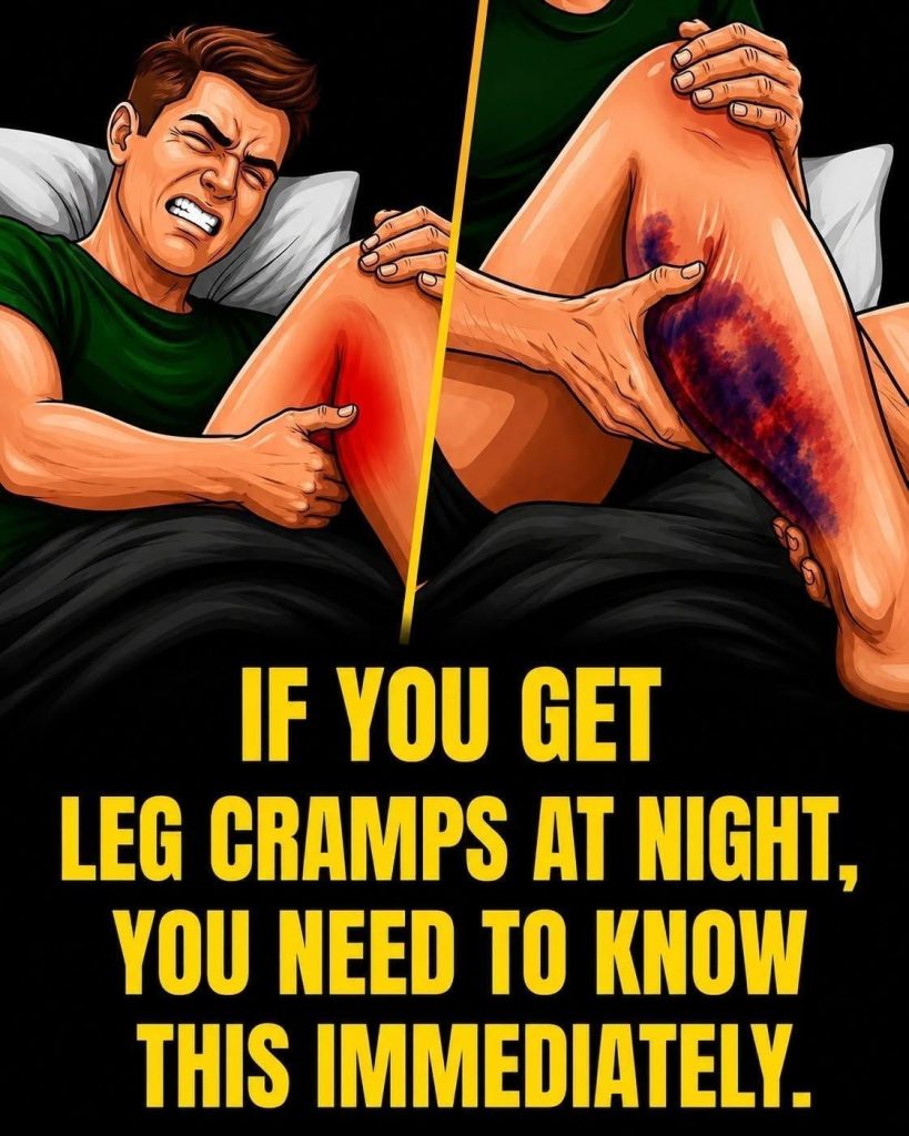 If You Get Leg Cramps at Night, You Need to Know This Immediately